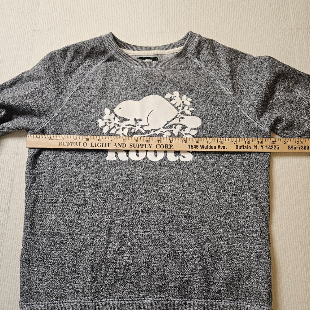 Roots heather gray sweatshirt - size Medium - Picture 5 of 9